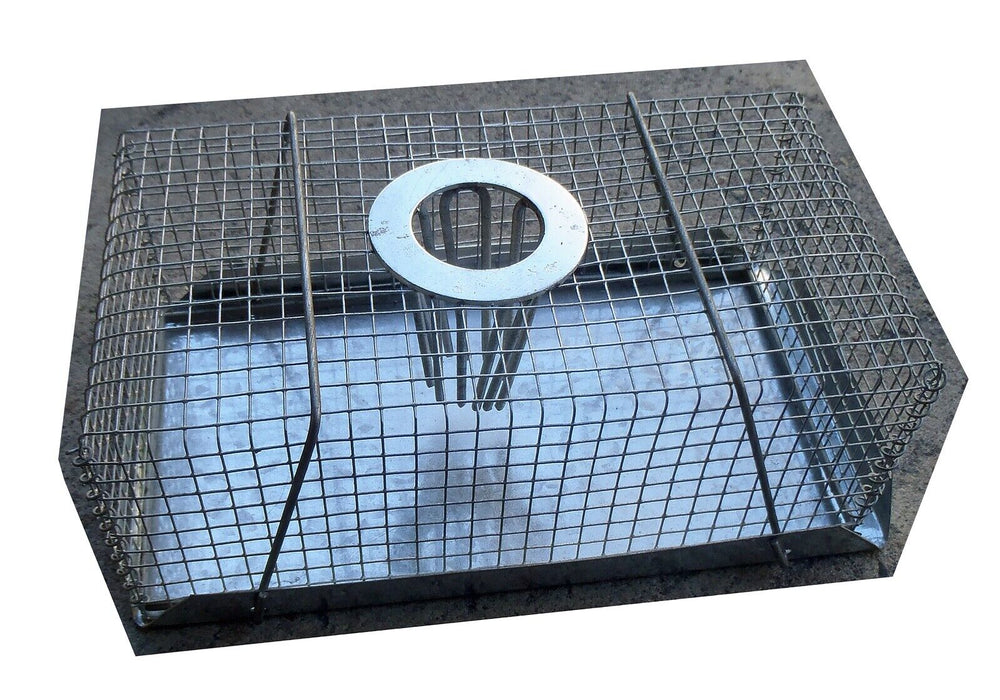 Catching Live Wire MULTI CATCH LIVE MOUSE TRAP SMALL Galvanised Mesh Wire Indoor Outdoor ...