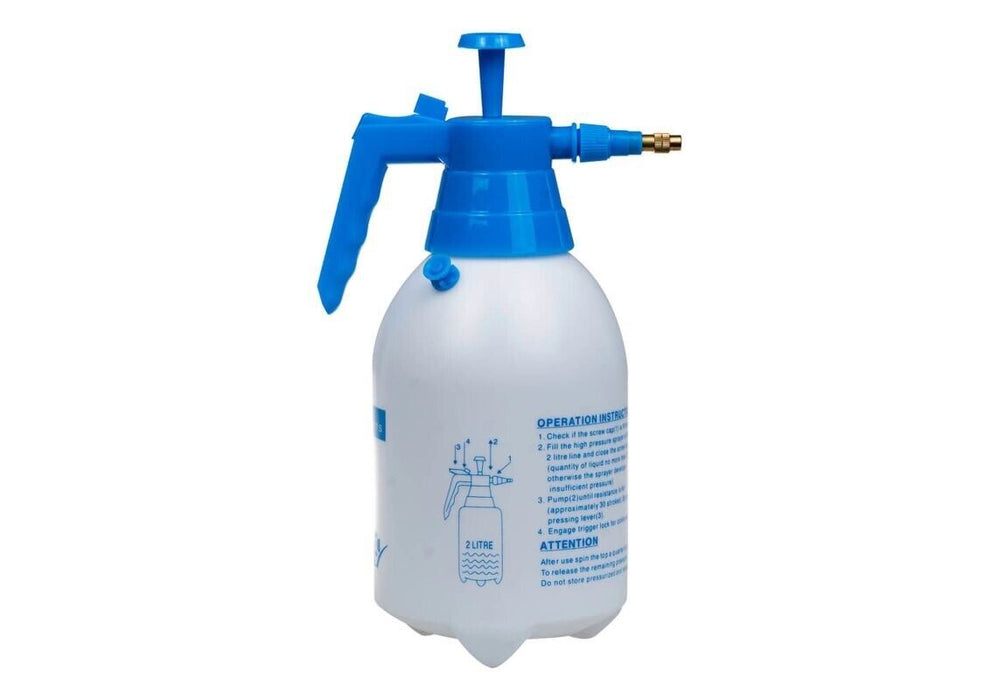 Hills 2L Garden Pressure Sprayer  Spray Watering Bottle Adjustable Brass Nozzle