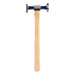 Car Panel Beating Hammer: Straight Pein Pick/Cross Chisel/Shrinking Hickory HDL - FISHER DISCOUNT