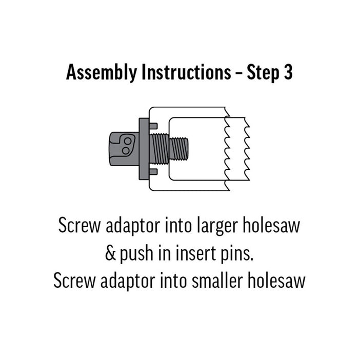 Force pro 7PC Quick Release Arbor Starter Kit:2PC 1/2" 14-30mm 3PC 5/8" 32-152MM