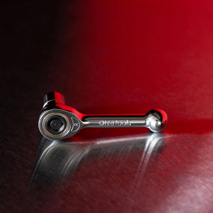 Force pro  3/8 /1/4Dr 77-115mmL Gearless Stubby Ratchet - Smooth Turning Cr-V