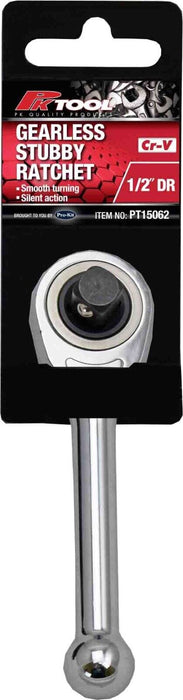 Force pro  3/8 /1/4Dr 77-115mmL Gearless Stubby Ratchet - Smooth Turning Cr-V