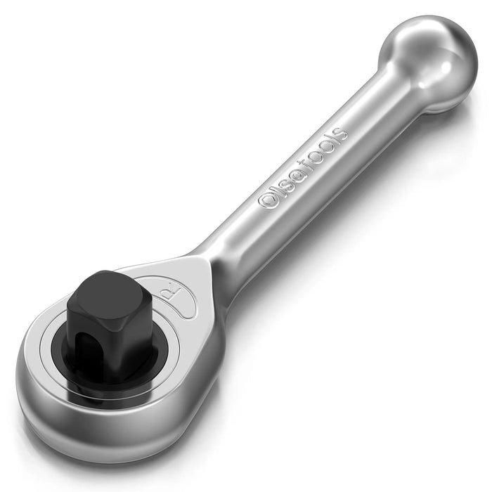 Force pro  3/8 /1/4Dr 77-115mmL Gearless Stubby Ratchet - Smooth Turning Cr-V