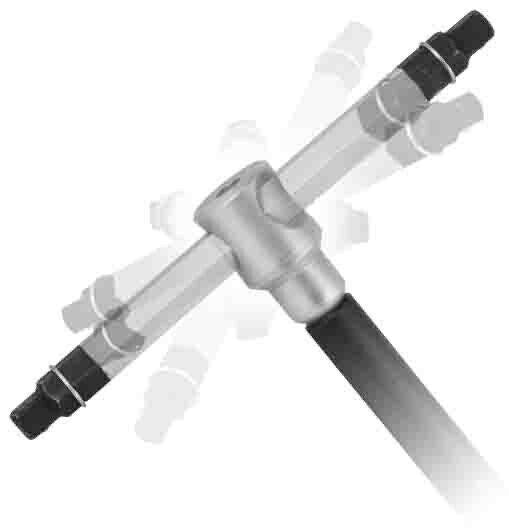 PRO 1/2&3/8" Dr Short Tooth Sockets Set with 3-Way T-Handle Wrench Set 4-19mm