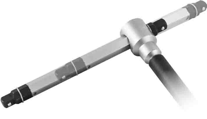 PRO 1/2&3/8" Dr Short Tooth Sockets Set with 3-Way T-Handle Wrench Set 4-19mm