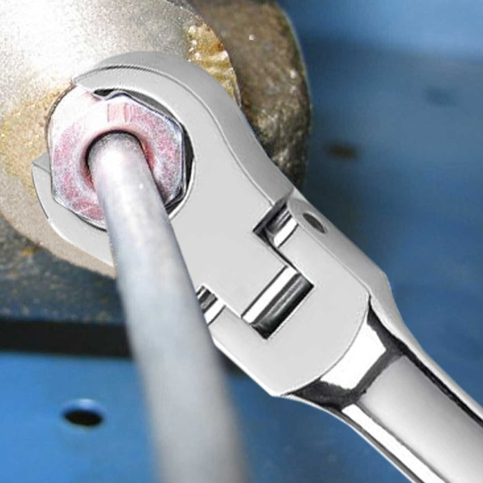 Force pro 6PC Flexible Head Flare Nut Spanner Set for Brake & Hydraulic Pipe Nut