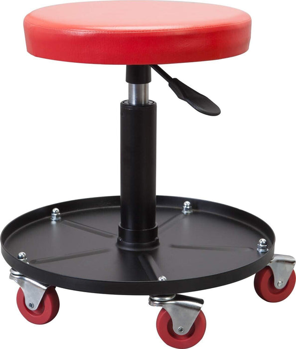 PK TOOLS WORK SHOP GARAGE STOOL ROLLING MECHANICS PNEUMATIC CREEPER SEAT