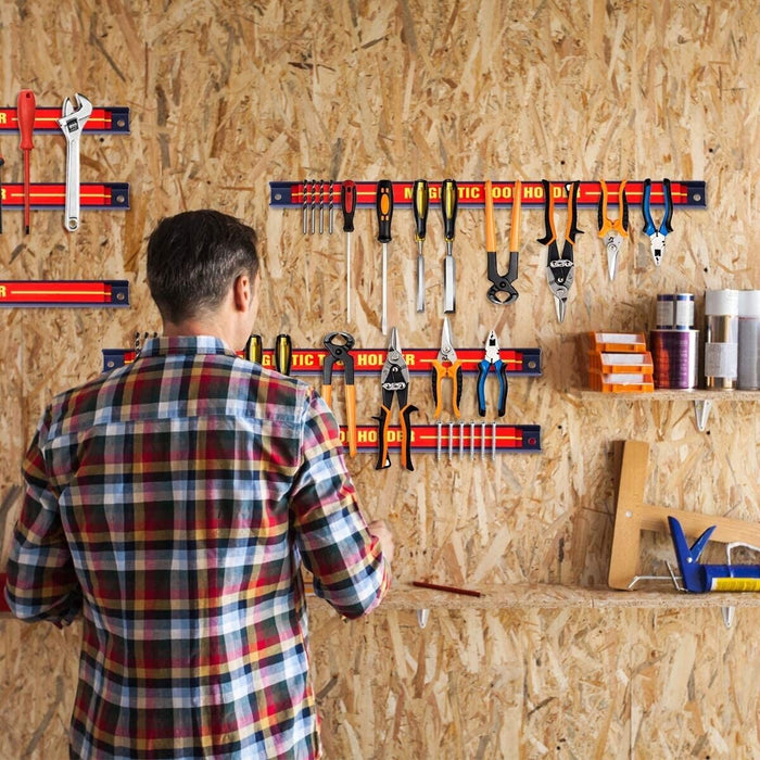 Force pro Magnetic Knife Holder Rack Knives Tool Shelf Magnet 50cm AUS 20kg