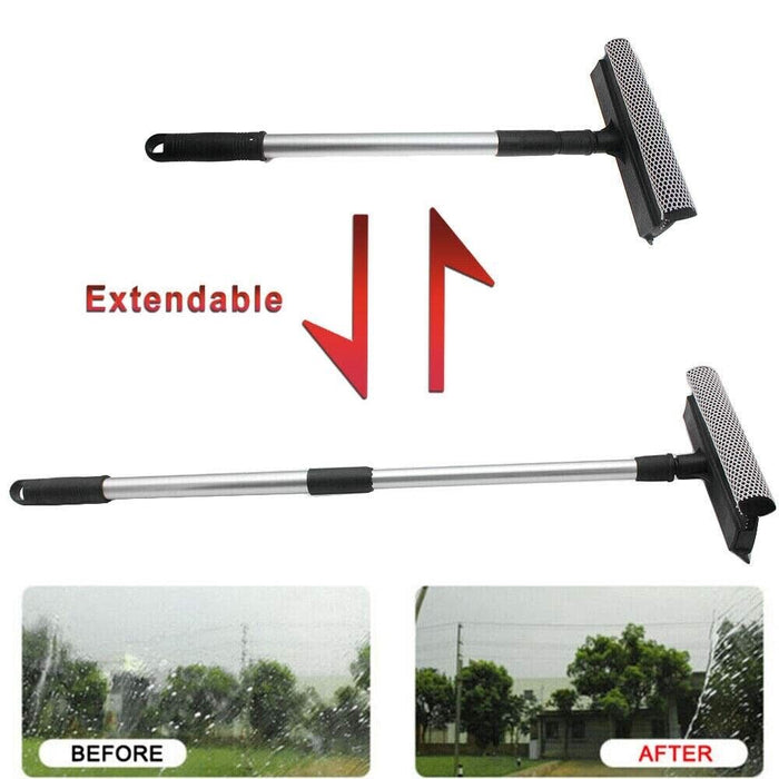PK Wash 30cm Aluminium Handle Squeegee - 20cm Head Easy Clean Windscreen & Glass