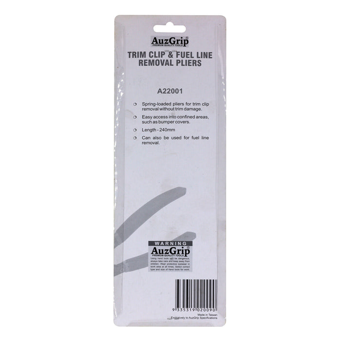 Auzgrip Trim Clip Snap Removal Pliers Door Panel Linings Tool Made in Taiwan