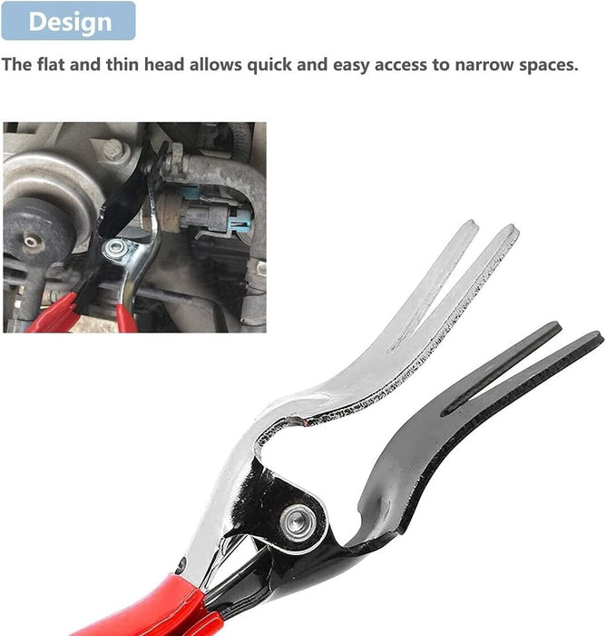 T&E Tools Fuel Vacuum Line Pliers  Car Hose Pipe Tube Remover Separator