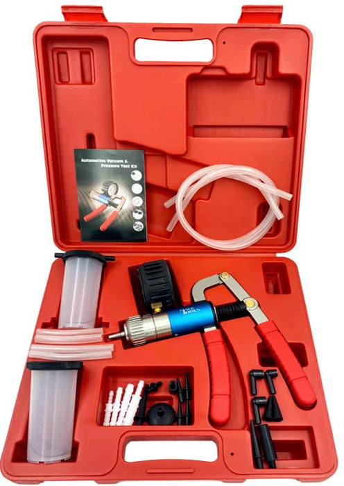 T&E Tools Dual Vacuum & Pressure Pump Tester Test Kit Made in Taiwan 7059