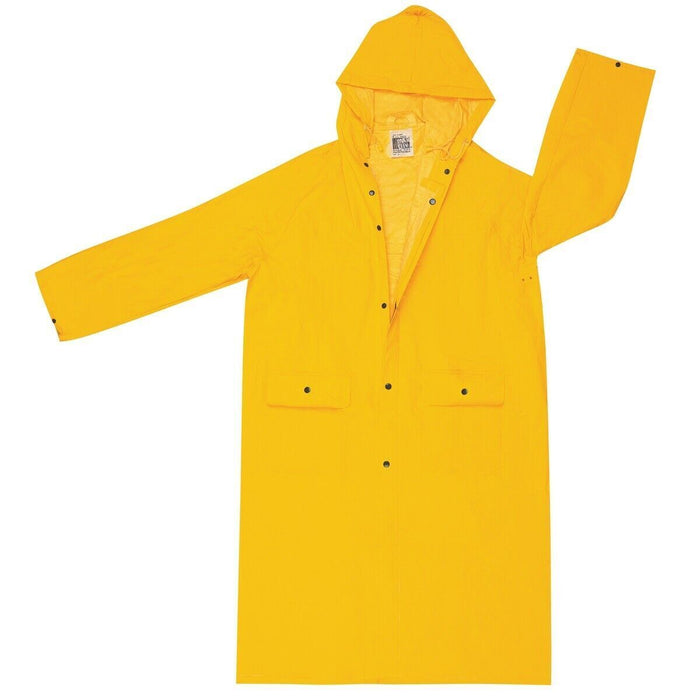 Force pro  Rain Coat Zip/Stud Front Closure, 70% PVC, 30% Polyester