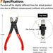 T&E Tools CLIC-R Collar Hose Clamp Pliers Made in Taiwan Mercedes Benz BMW Audi - FISHER DISCOUNT