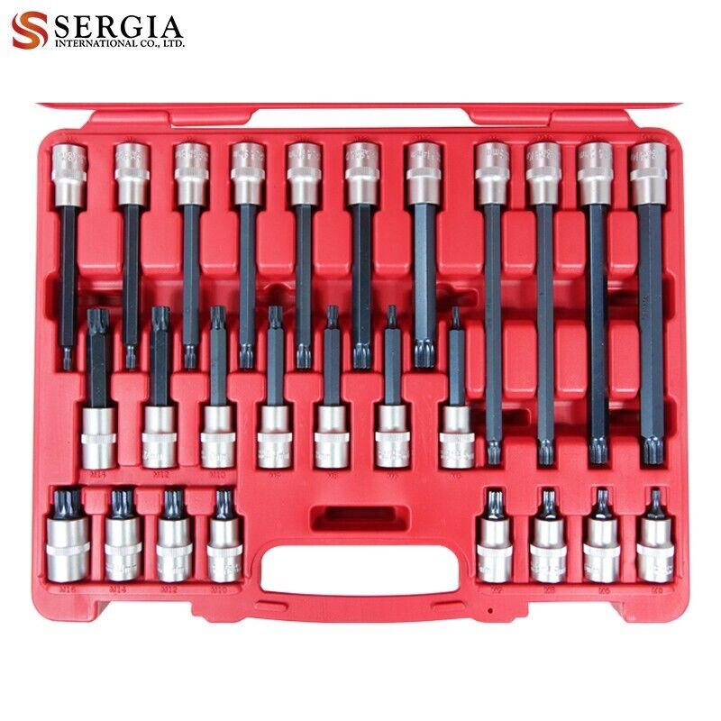 T&E Tools 26PC Multi-Spline 1/2