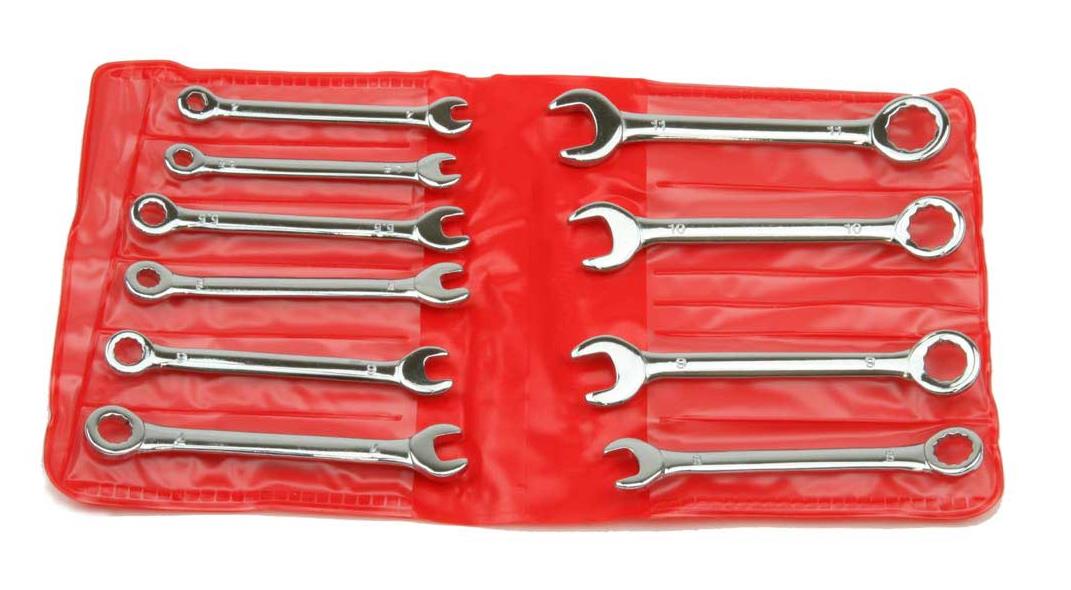 T&E Tools Metric Mini Combination Wrench 10 Piece Set Made in Taiwan 4-11mm