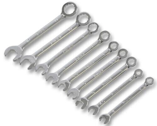 T&E Tools Metric Mini Combination Wrench 10 Piece Set Made in Taiwan 4-11mm