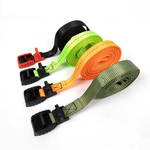40PC 5 Colour Tie Down Strap Cam Buckle Straps Luggage Cargo Lashing Straps - FISHER DISCOUNT