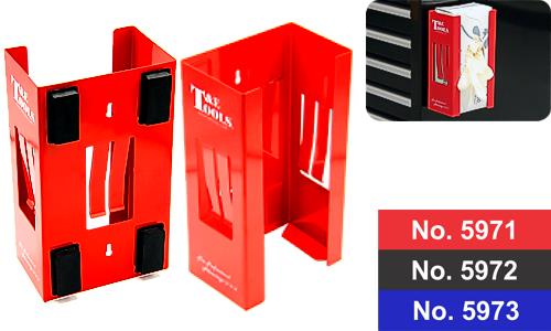 T&E Tools Magnetic Glove / Tissue Dispenser holder for Toolbox Red/Black/Blue