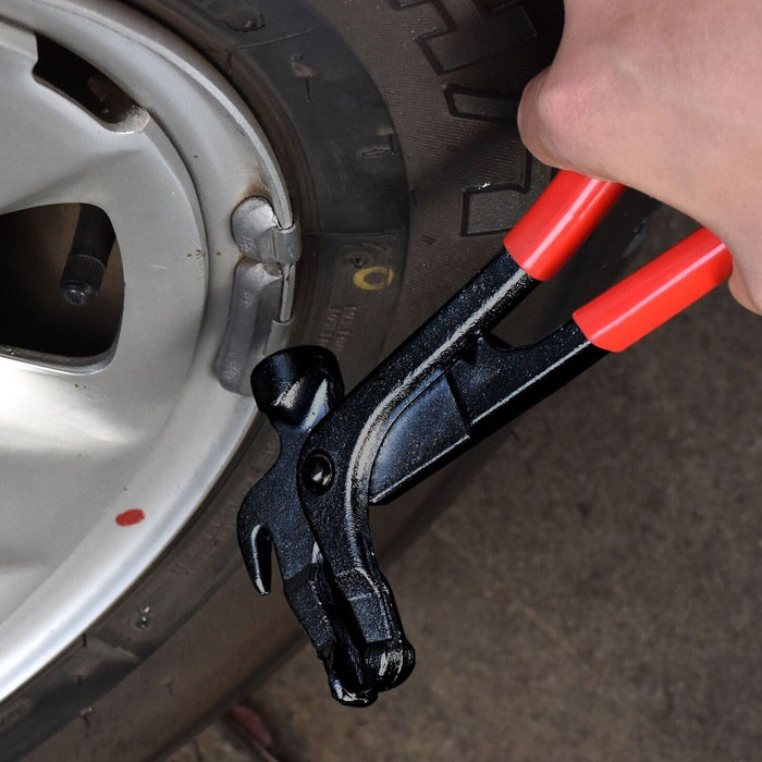 Auto Tyre Wheel Hub Rim Weight Clip Installation Removal Balancing Hammer Pliers - FISHER DISCOUNT