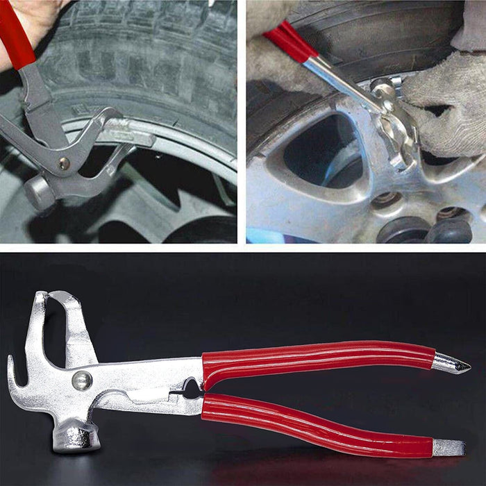 Auto Tyre Wheel Hub Rim Weight Clip Installation Removal Balancing Hammer Pliers - FISHER DISCOUNT