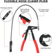 Force pro Flexible Wire 24“ Long Reach Hose Clamp Pliers Fuel Oil Water Hose - FISHER DISCOUNT
