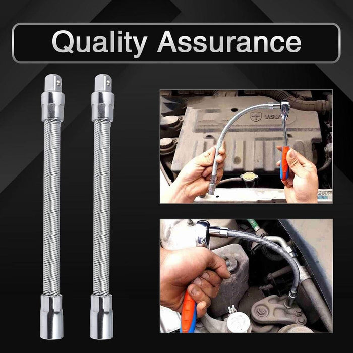 Force pro 1/2 Dr Flexible Socket Extension Bar Ratchet Flex Tool 200mm Taiwan
