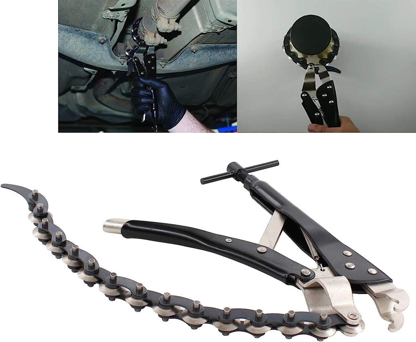 TRAX Car Exhaust Pipe Cutter Multi Wheel Chain Lock-grip Pliers Made in Taiwan