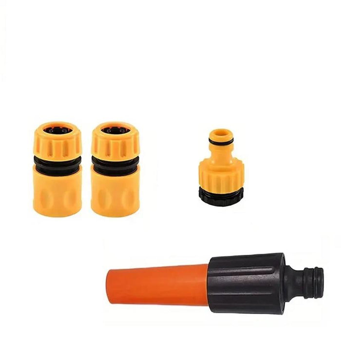 4PC Garden Water Hose Pipe Tap Adaptors Hose Connector Fitting Hosepipe