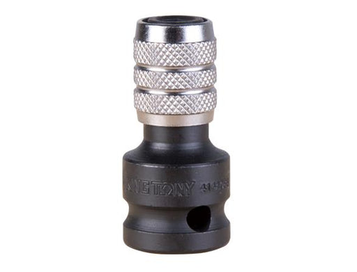 KING TONY 1/2" Dr. 1/4" Hex Shank Impact Bit Holder, 41mmL Made in Taiwan - FISHER DISCOUNT