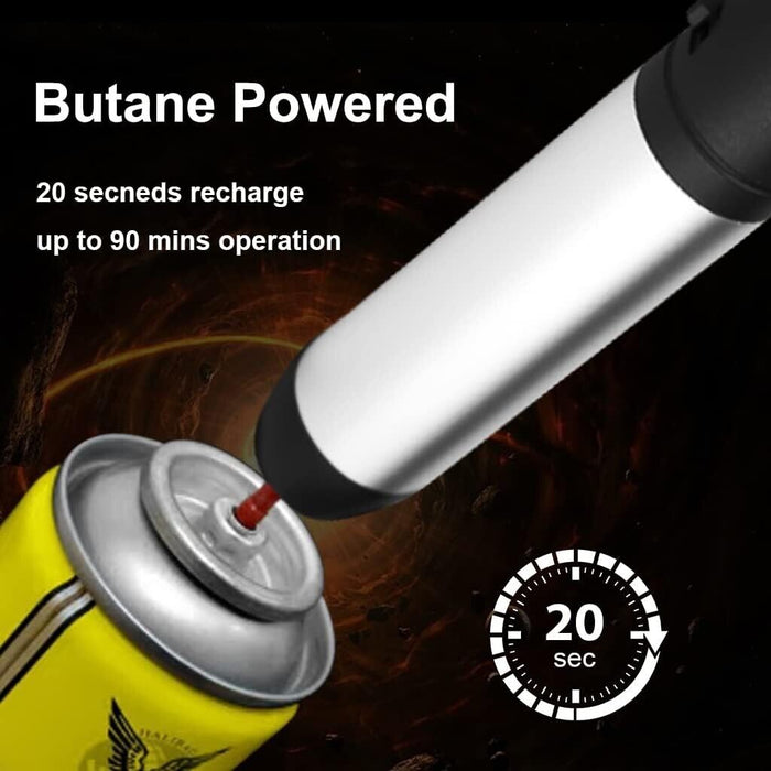 Force pro Multi-Purpose Blow Torch & Soldering Iron 10 Piece Butane Gas Powered