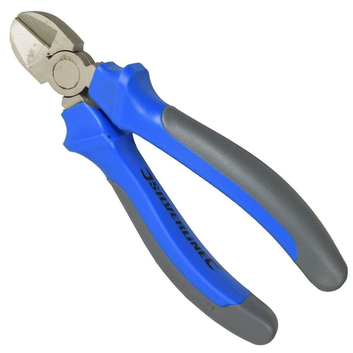 8" Side Cut Pliers Cutters Diagonal Cutting Pliers Wire Tie Cable Nipper Tool - FISHER DISCOUNT