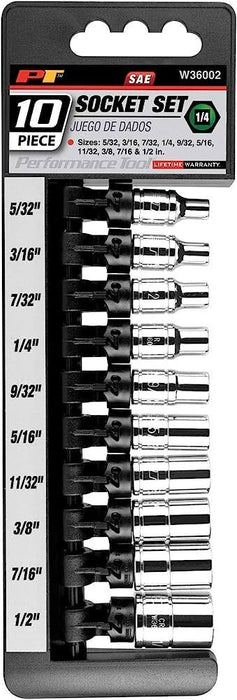 FORCE PRO 9pcs 1/4 3/8 1/2 Deep Socket Set 1/4" 3/8" 1/2" Drive metric Tool - FISHER DISCOUNT