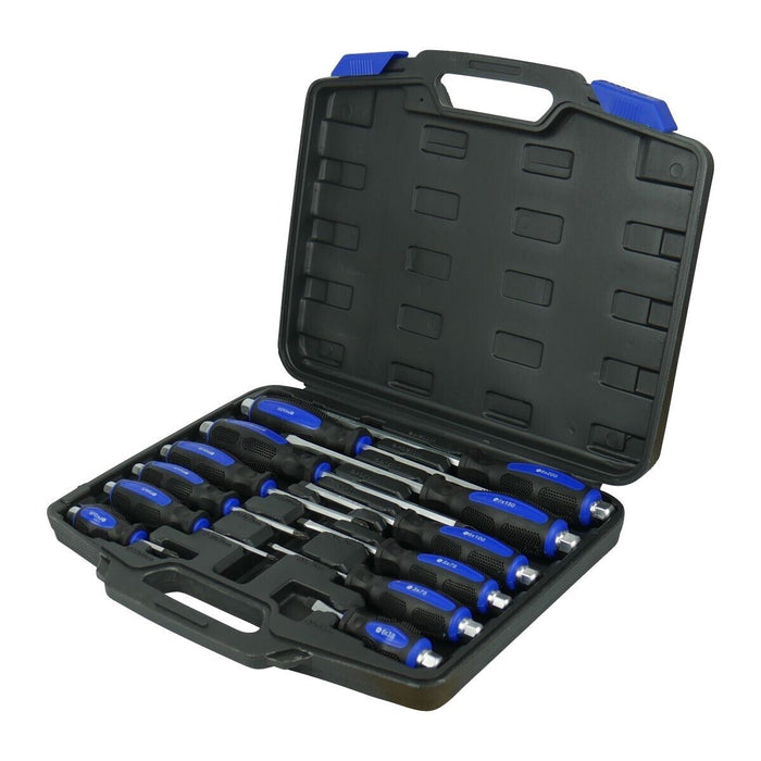 Force pro  Screwdriver Set 12PCS CR-V Magnetic Tip Hex End  Automotive Workshop