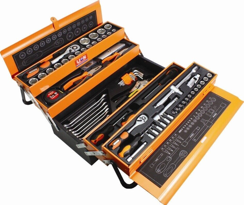 Force pro 85PCE Spanner Socket Set & Case Premium Quality Chrome Vanadium Steel