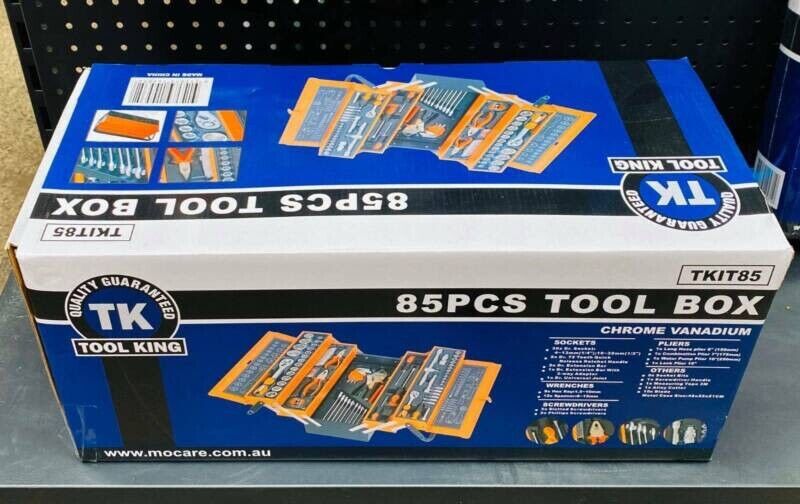 Force pro 85PCE Spanner Socket Set & Case Premium Quality Chrome Vanadium Steel