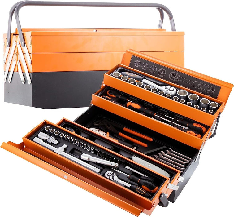 Force pro 85PCE Spanner Socket Set & Case Premium Quality Chrome Vanadium Steel