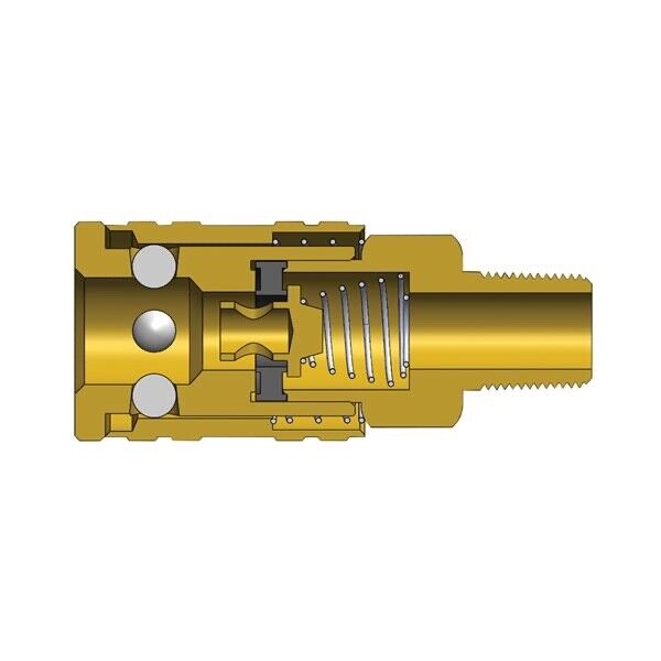 Ryco Equivalent Coupling Male 1/4" | Air Tools | Compressor Attachment | Auto