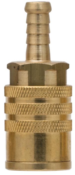 Solid Brass SOCKET HOSE BARB RYCO STYLE AIR FITTING COUPLER FIT 3/8" HOSE AU - FISHER DISCOUNT
