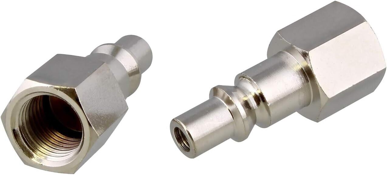 2PC NITTO MALE Quick Connect COUPLING AIR FITTING 1/4” BSP FEMALE THREAD (20PF)
