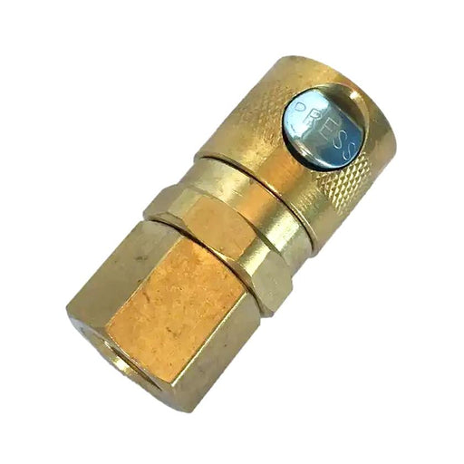 Pneumatic AIR Brass fitting BSP 1/4" female coupler Jamec Style Supatool S130123 - FISHER DISCOUNT