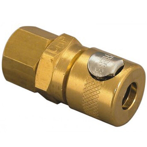 Pneumatic AIR Brass fitting BSP 1/4" female coupler Jamec Style Supatool S130123 - FISHER DISCOUNT