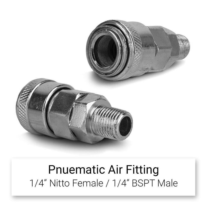 Force pro 1/4" BSP SOCKET MALE NITTO STYLE AIR FITTING Quick Connect Hi-Cupla