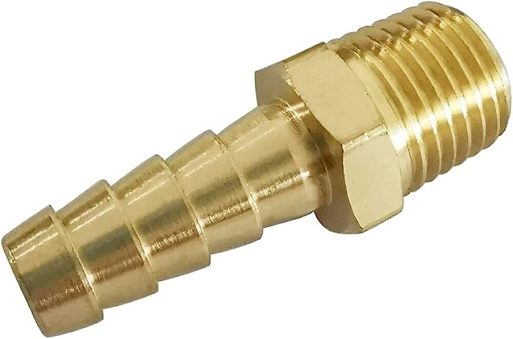 1/4 5/16 1/2 3/8 BSP Male Thread*6mm-10mm OD Hose Barb Barbed Tail Brass Joint