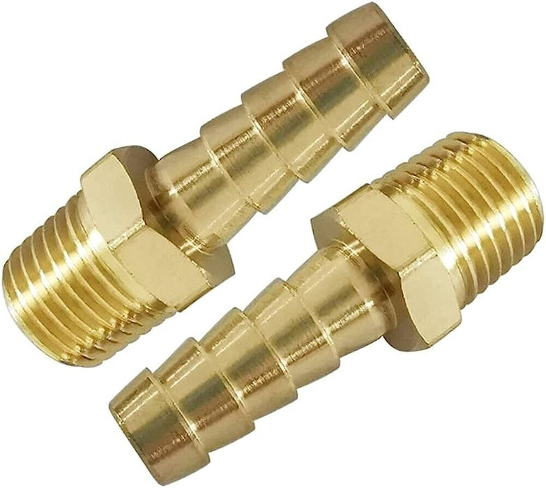 1/4 5/16 1/2 3/8 BSP Male Thread*6mm-10mm OD Hose Barb Barbed Tail Brass Joint