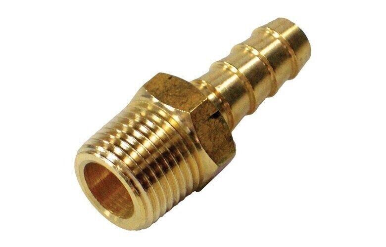 1/4 5/16 1/2 3/8 BSP Male Thread*6mm-10mm OD Hose Barb Barbed Tail Brass Joint