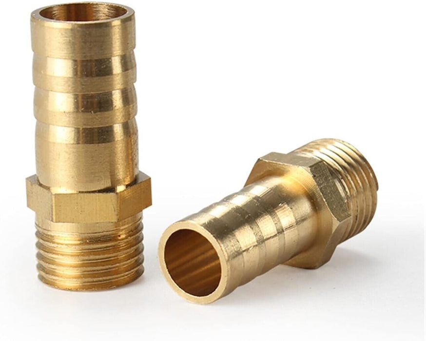 1/4 5/16 1/2 3/8 BSP Male Thread*6mm-10mm OD Hose Barb Barbed Tail Brass Joint