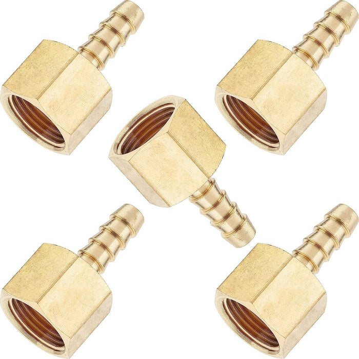 1/4 5/16 3/8” BSP BRASS FEMALE HOSE TAIL BARBED FITTING TO SUIT AIR HOSE