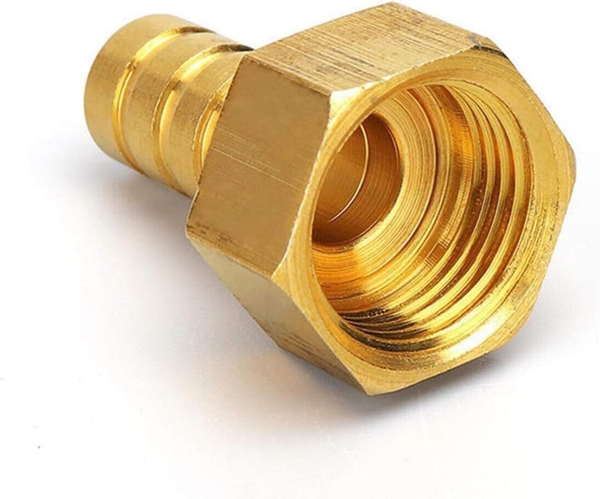 1/4 5/16 3/8” BSP BRASS FEMALE HOSE TAIL BARBED FITTING TO SUIT AIR HOSE