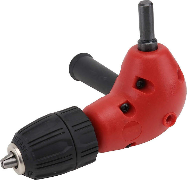 RIGHT ANGLE DRILL ATTACHMENT 90 Deg POWER AIR DRILL 3/8 in CHUCK TRADE HAND TOOL